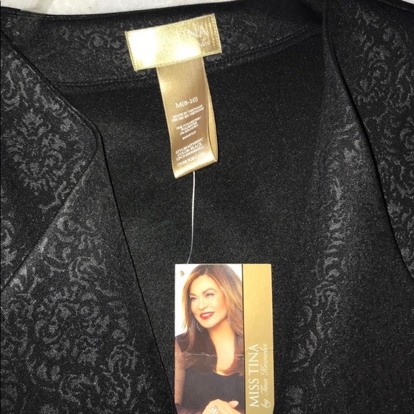 Miss Tina Black Jacket NEW! - Picture 2 of 2